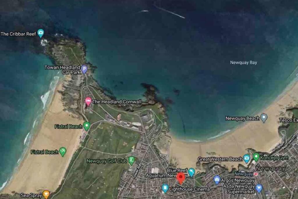 Beachside Apartment In The Centre Of Town Newquay  Luaran gambar